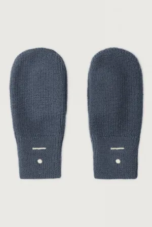 Knitted Mittens | Blue Grey