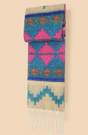 Koko in Pink Mix Winter Scarf