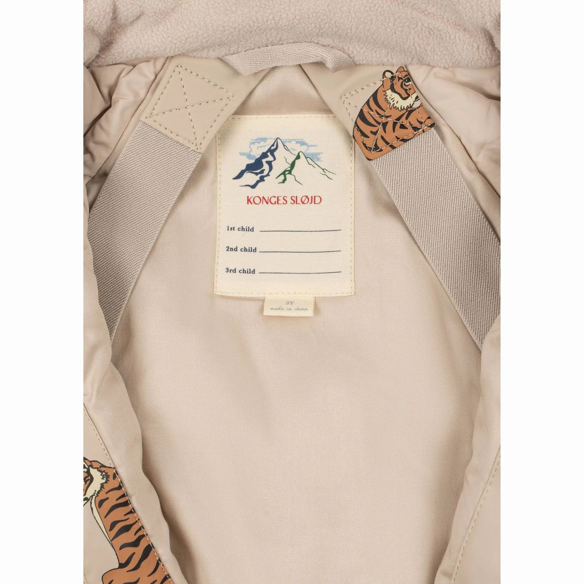 Konges Sløjd Rain Snowsuit-Tiger