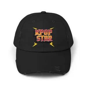 Korea -  KPOP Star Unisex Distressed Cap  - StyleMZ