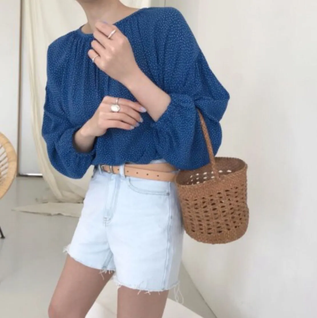 [Korean Style] Coco Chiffon Blouse