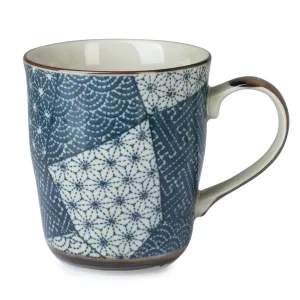 Kozome Patchwork Japanese Mug