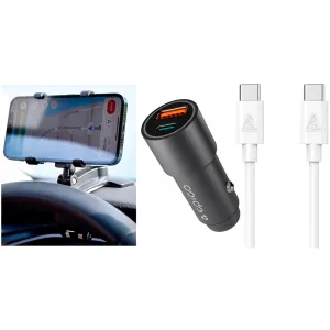 Kør-selv-ferie pakke 3 - inkl. Mobilholder / USB-C - USB-C Kabel / Biloplader