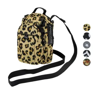 Kristen Whang Nylon Mini Small 2 Zip Pockets Adjustable Straps Bags Backpack