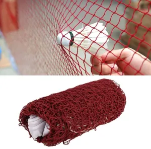 Kuber Industries Badminton Net|Nylon Net for Tournament, Sports Coaching|Shuttle Net Indoor, Outdoor-Pack of 3 (Wine Red)