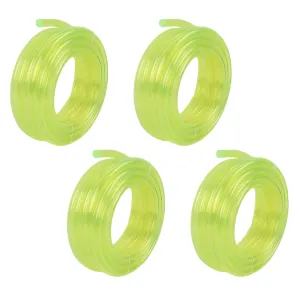 Kuber Industries Basic PVC Water Pipe 10 Meter | Multi-Utility Water Pipe for Garden, Car Cleaning & Pet Cleaning | Durable, Light Weight, & Flexible Hose Pipe for Gardening | Yellow | (Pack Of 6)