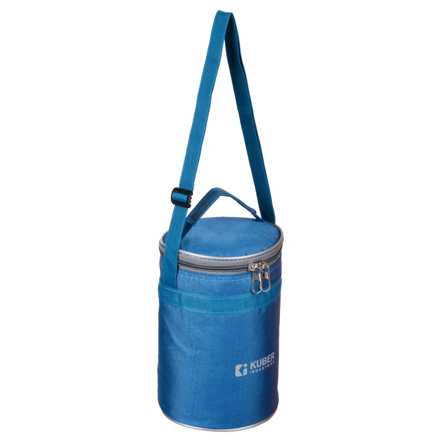 Kuber Industries Lunch Bag | Lunch Bag for Office | Lunch Bag for College | Reusable Lunch Bag | Lunch Bag for Adults | Lunch Bag with Handle | Insulated Lunch Bag | Sky Blue