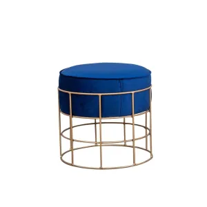 Kylie Fabric Single Ottoman