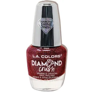LA Colors Ruby Glass Diamond Crush Polish