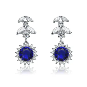 La Roche Blue Sun Earrings
