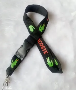 Lacoste Lanyard Cell-Phone, Name Tag, Keychain