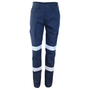 Ladies Double Hoops Taped Cargo Pants - 3330
