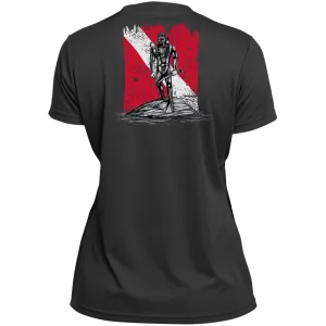 Ladies Short Sleeve Moisture-Wicking Shirt