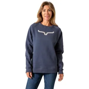 Ladies Vintage Crew/ Sweatshirt Kimes Navy