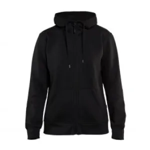 Ladies&#x20;Hoodie&#x20;With&#x20;Full&#x20;Zipper&#x20;3395&#x20;Zwart&#x20;-&#x20;Bl&#xE5;kl&#xE4;der