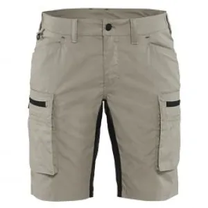 Ladies&#x20;Service&#x20;Shorts&#x20;With&#x20;Stretch&#x20;7149&#x20;Stone&#x2F;Zwart&#x20;-&#x20;Bl&#xE5;kl&#xE4;der