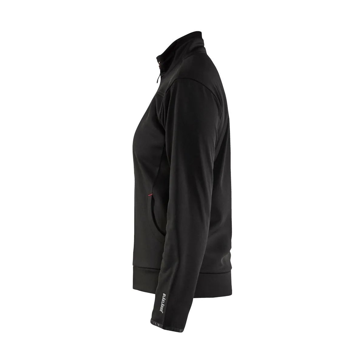 Ladies&#x20;Sweatshirt&#x20;With&#x20;Full&#x20;Zip&#x20;3394&#x20;Zwart&#x2F;Donkergrijs&#x20;-&#x20;Bl&#xE5;kl&#xE4;der