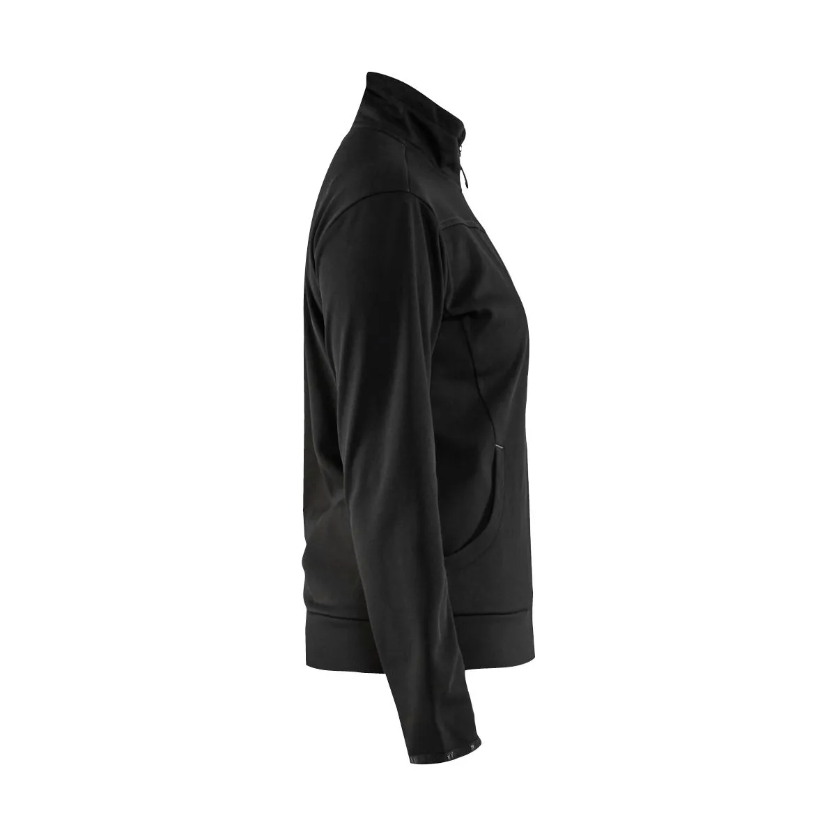 Ladies&#x20;Sweatshirt&#x20;With&#x20;Full&#x20;Zip&#x20;3394&#x20;Zwart&#x2F;Donkergrijs&#x20;-&#x20;Bl&#xE5;kl&#xE4;der