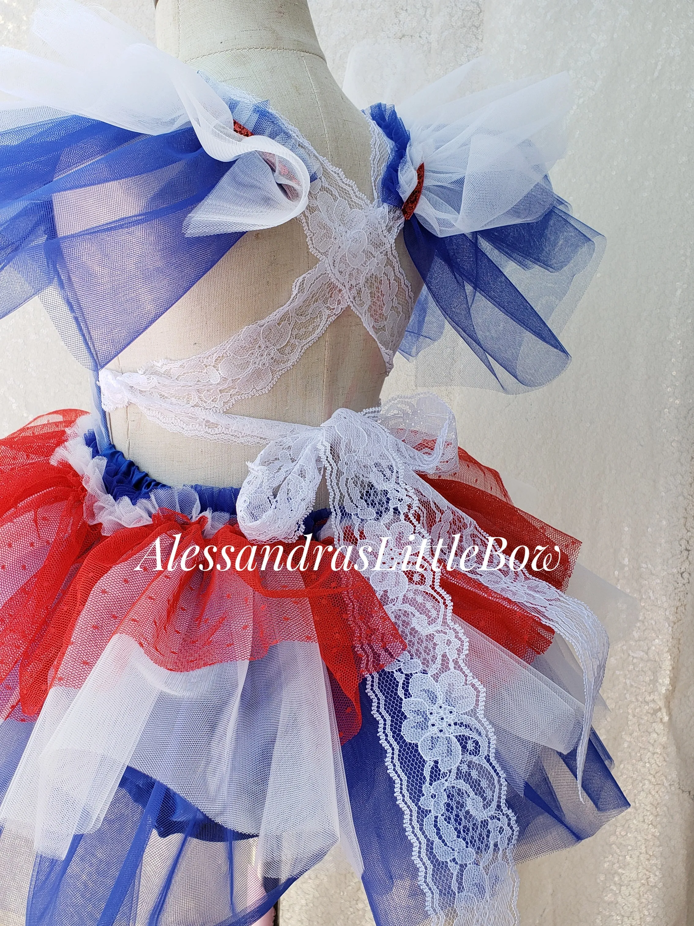 Whimsical Lady Liberty-Inspired Romper for Stylish Summer Adventures