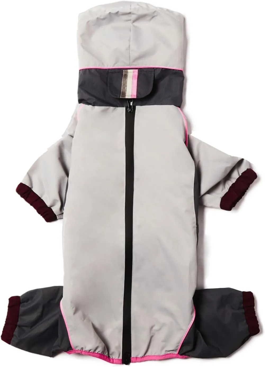 Laifug Dog Raincoat, Slate Gray Four-Legged Dog Rain Jacket