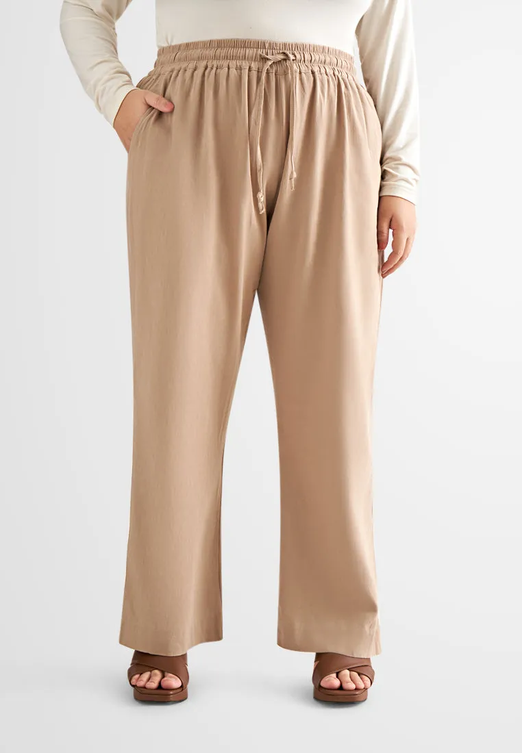 Laine Linen Drawstring Pants