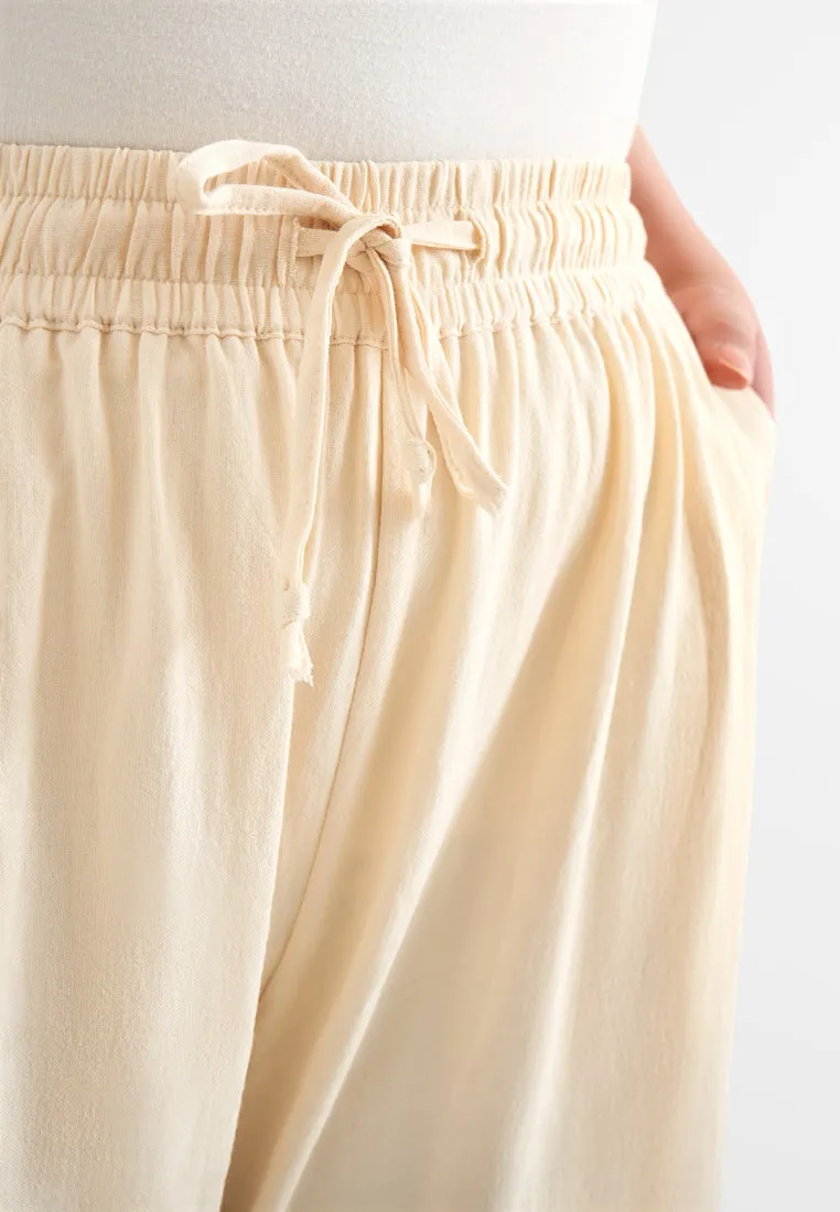 Laine Linen Drawstring Pants
