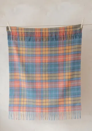 Lambswool Baby Blanket in Buchanan Antique Tartan