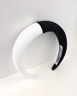 LANA PADDED HEADBAND (Black & White)