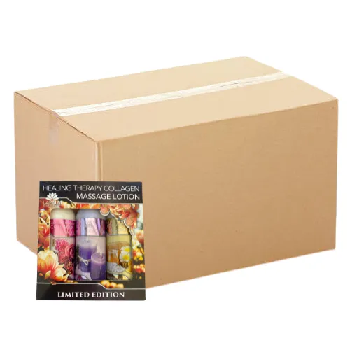 Lapalm Trio Lotion Box 4.5oz - Black Floral