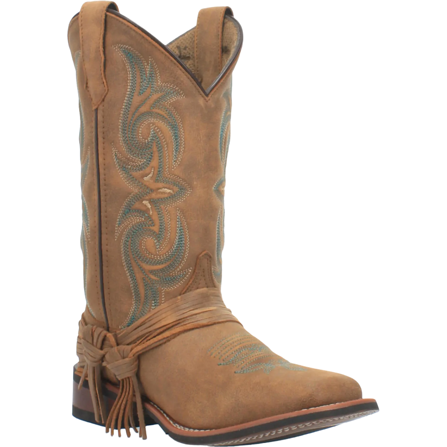 Laredo Ladies Sadie Tan Square Toe Boots 5848