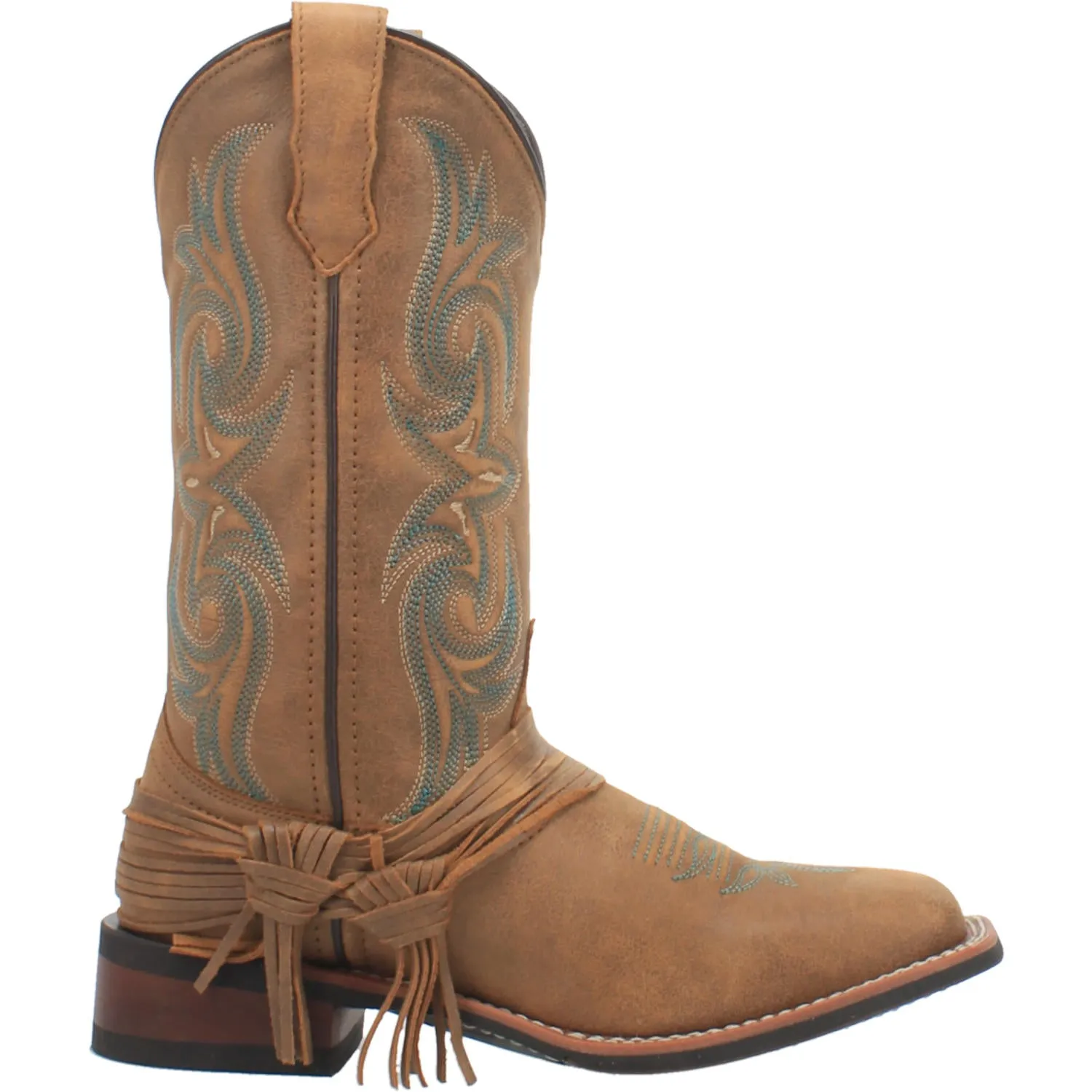 Laredo Ladies Sadie Tan Square Toe Boots 5848