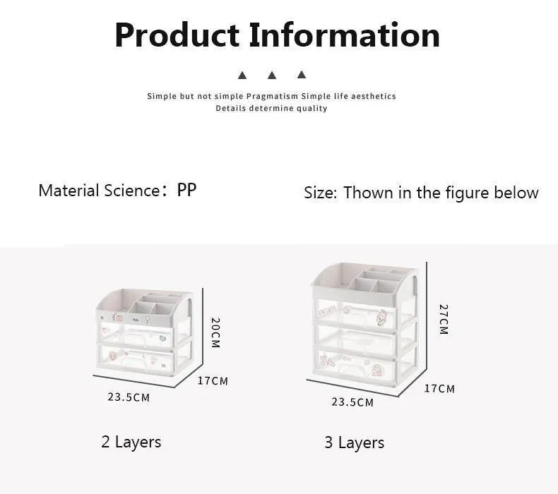 Large Capacity Cosmetic Storage Box
