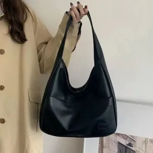 Large Capacity Tote Bag Women's New Trendy Shoulder Bag Simple and Versatile Commuter Bag Fashion Trendy Student Classroom Bag