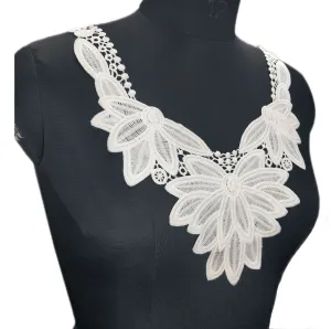 Large Flower Style Neckline