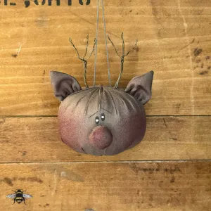 Large Reindeer Head Ornament