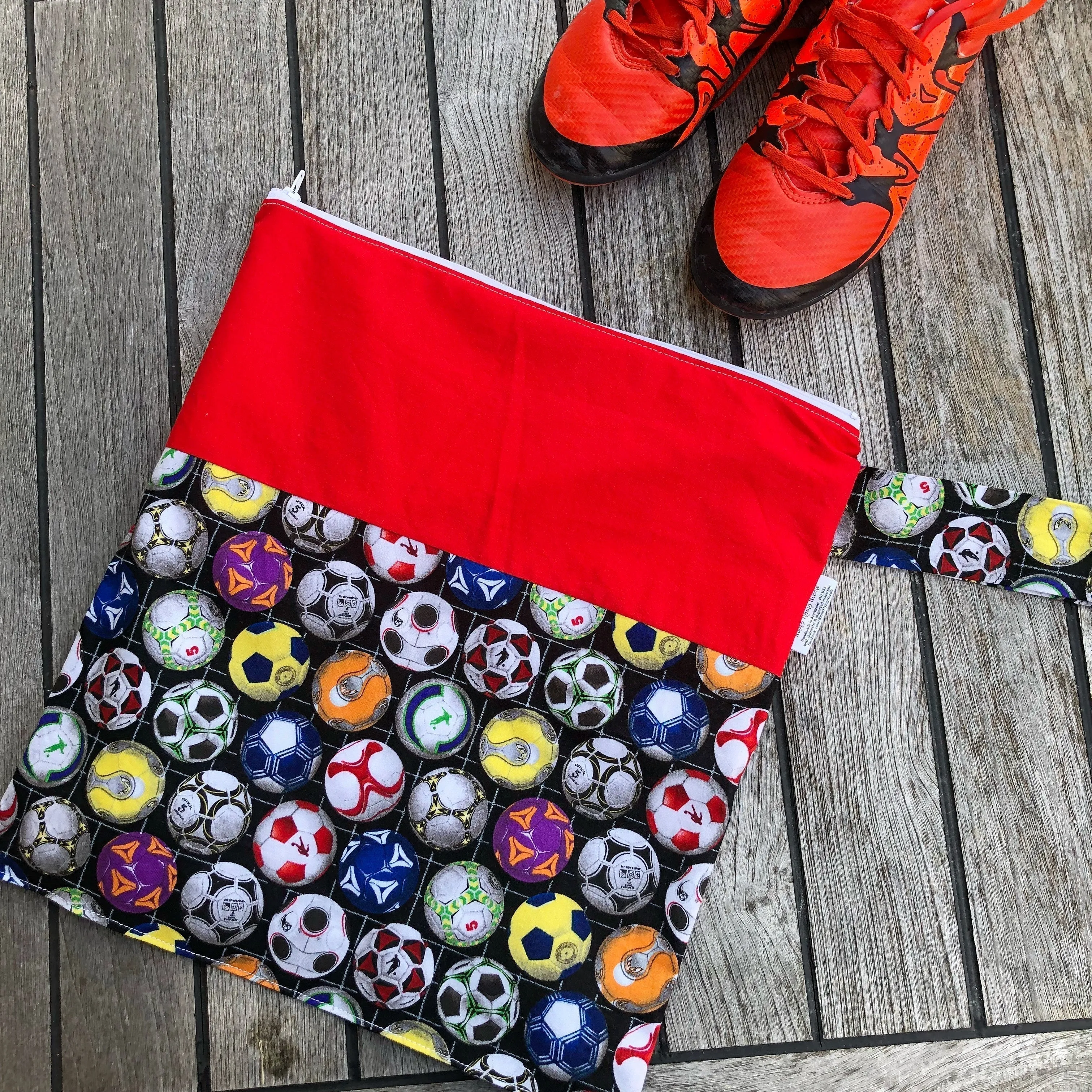 Large Wet Bag with Handle Sailing Boats