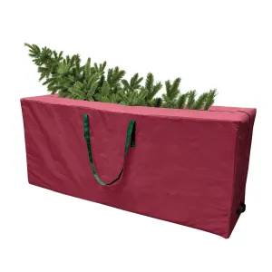 Large Wheeled Red Christmas Tree Storage Bag Cover Loft 1.4m