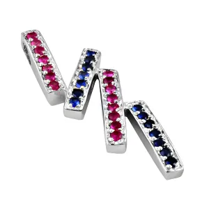 Latest Fashionable Pink Zirconia Silver Pendant - Trendy Jewelry 2023