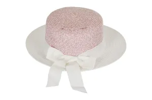 Laundry by Design Women Summer Beach With Back Bow Full Brim Fashion Straw Hat