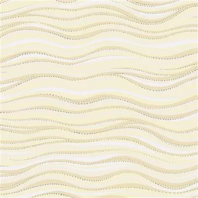 Laurel Burch Basic Wave Lt Cream Silver Metallic