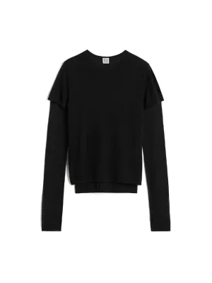 Layered Knit Top