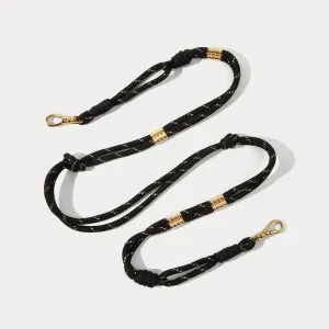 Layla Rope Strap - Black/Gold