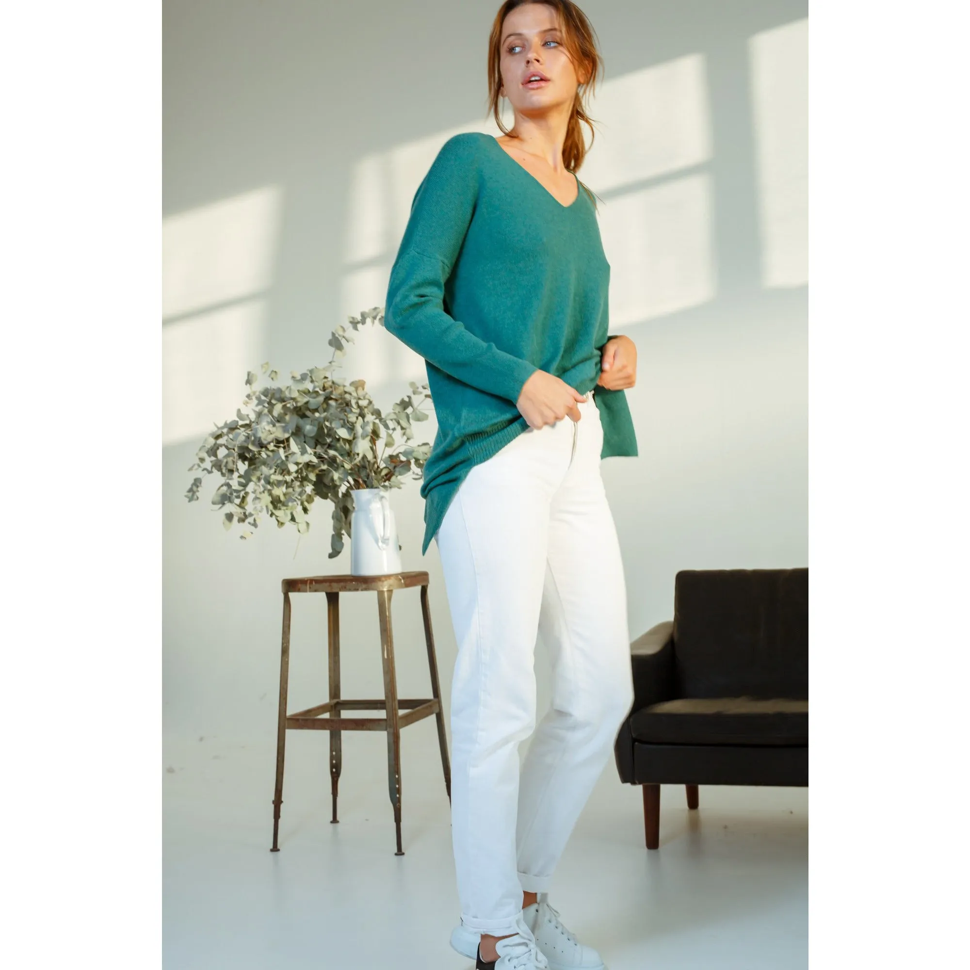 LD Co - V Neck Tunic Asymmetric