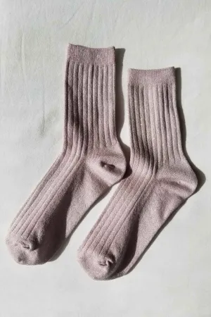 Le Bon Shoppe Her Socks - Rose Glitter