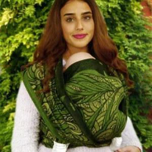 Leafage wool Woven Wrap by Didymos