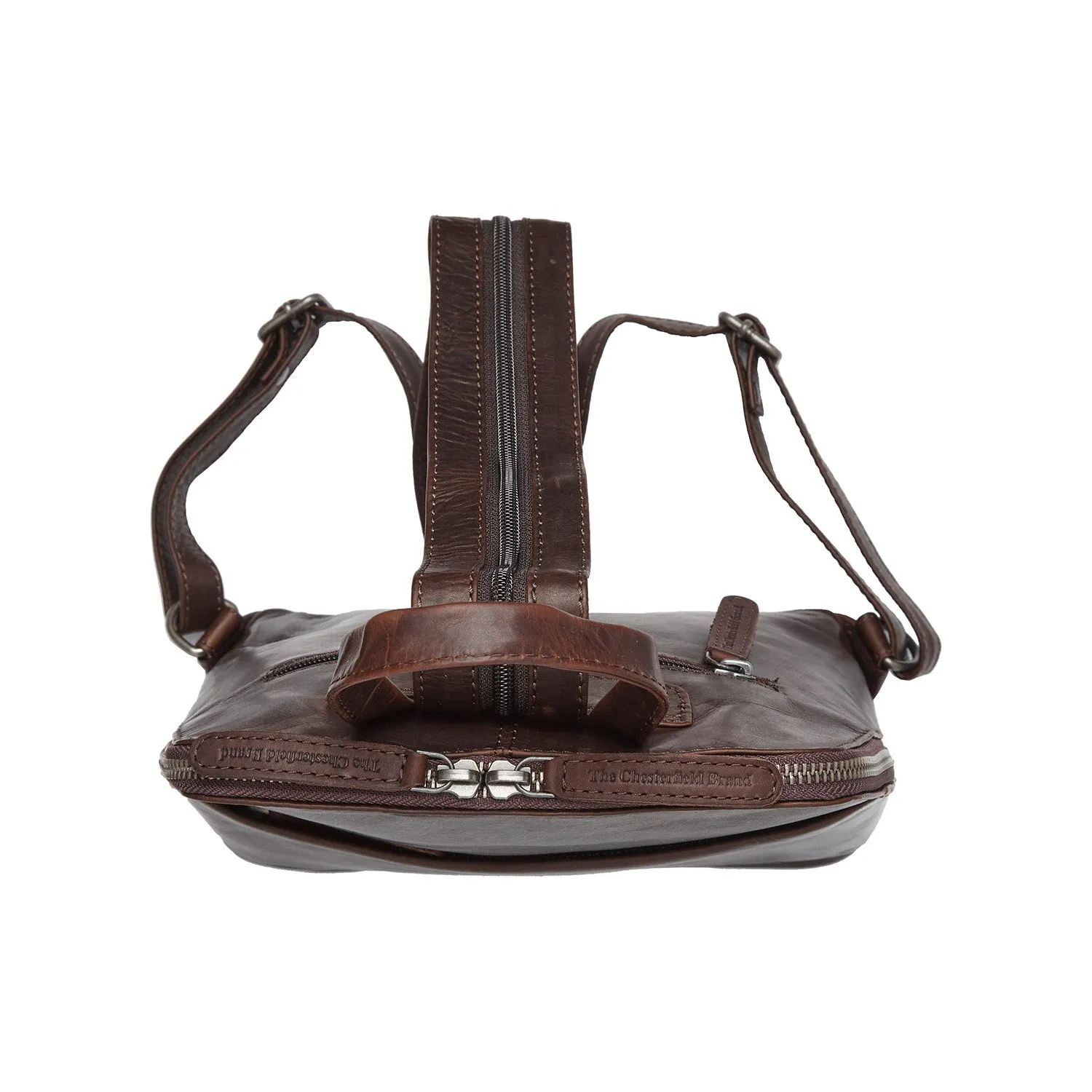 Leather Backpack Brown Claire