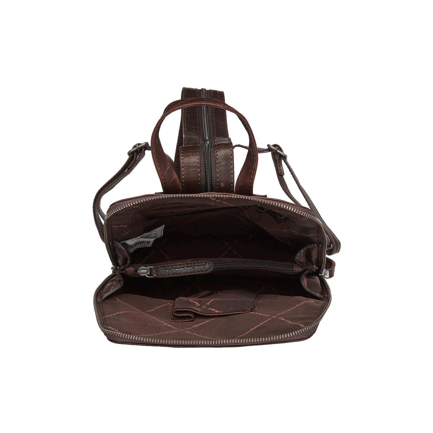 Leather Backpack Brown Claire