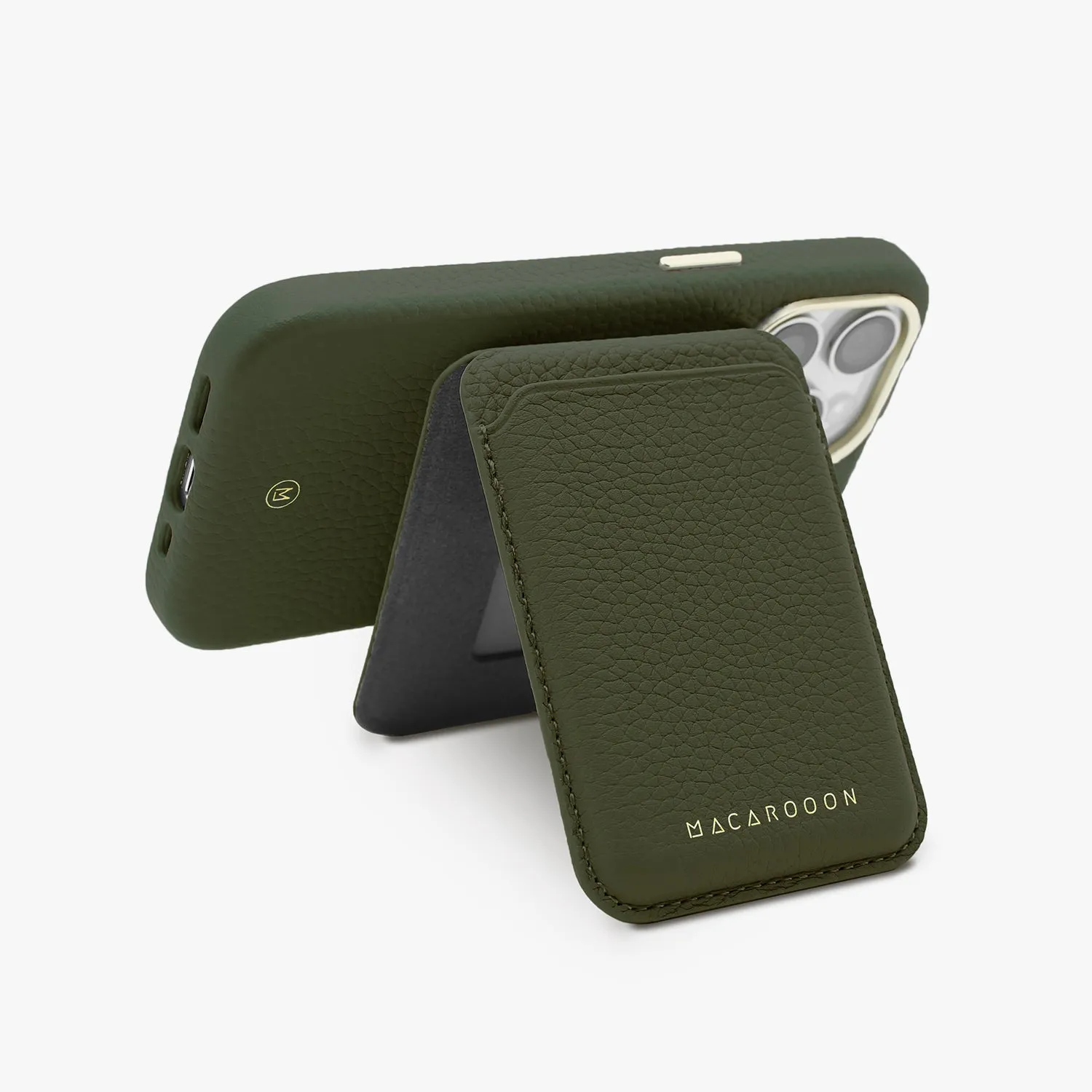 Leather MagSafe Wallet with Stand