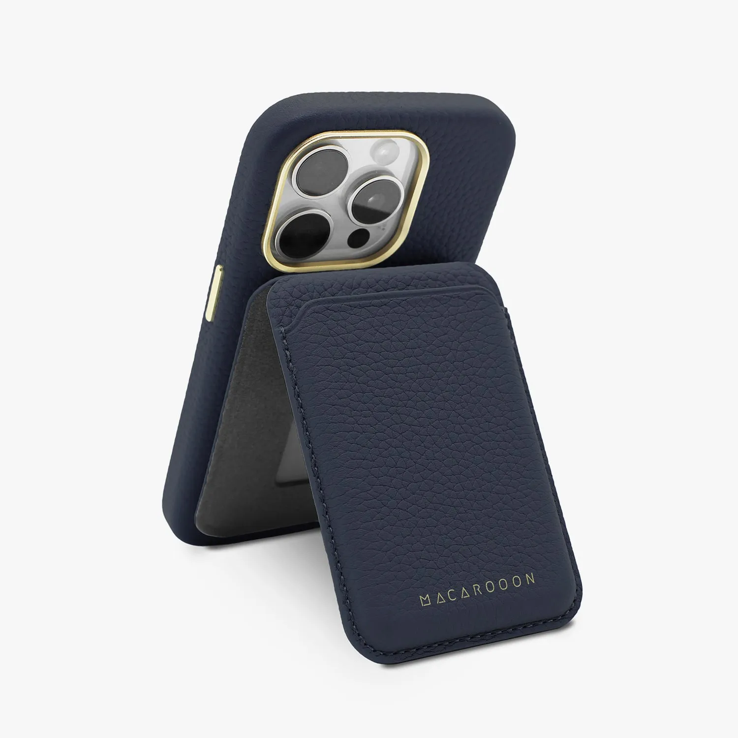 Leather MagSafe Wallet with Stand