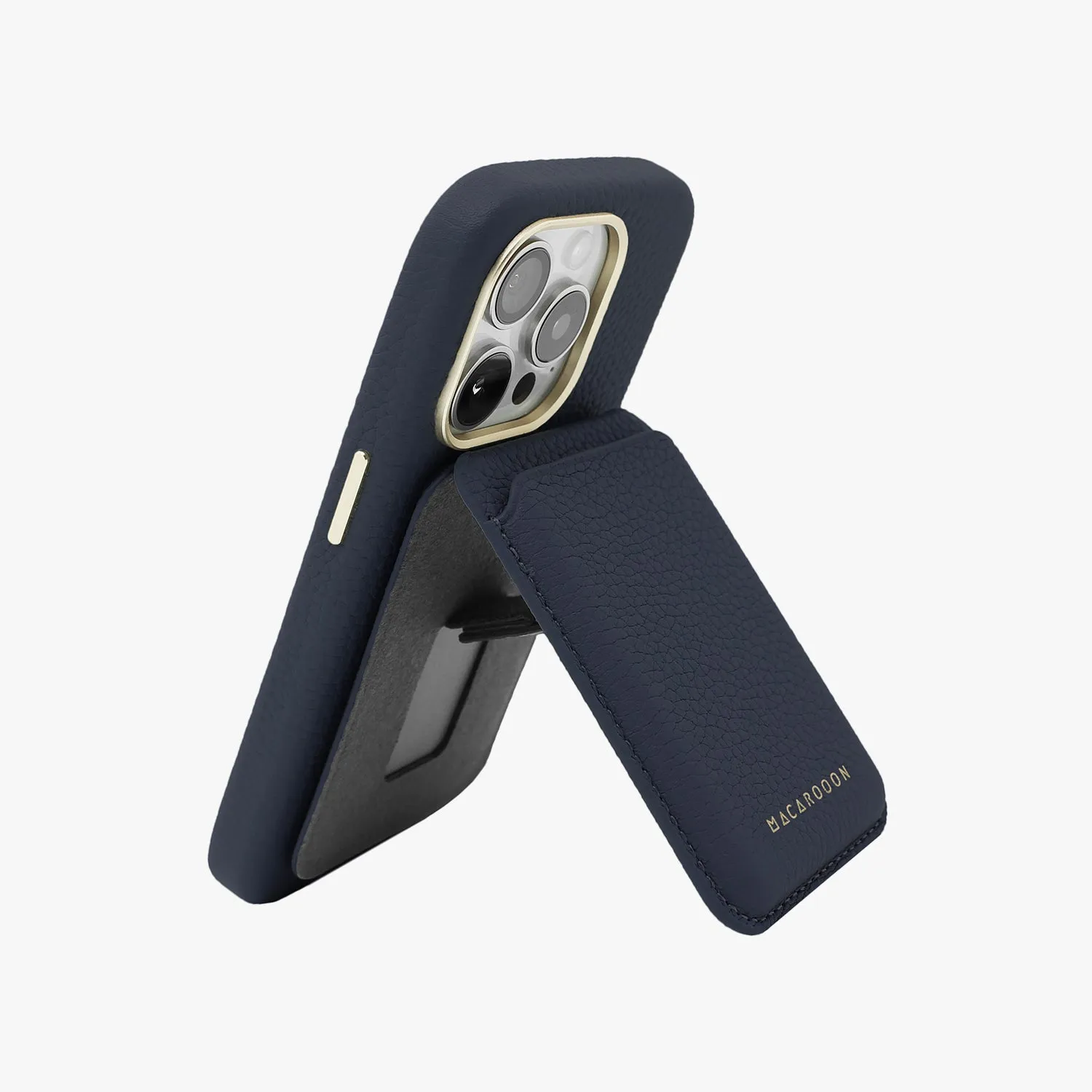 Leather MagSafe Wallet with Stand